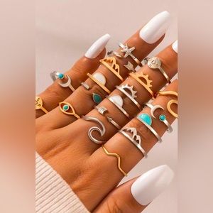 19 piece ring set